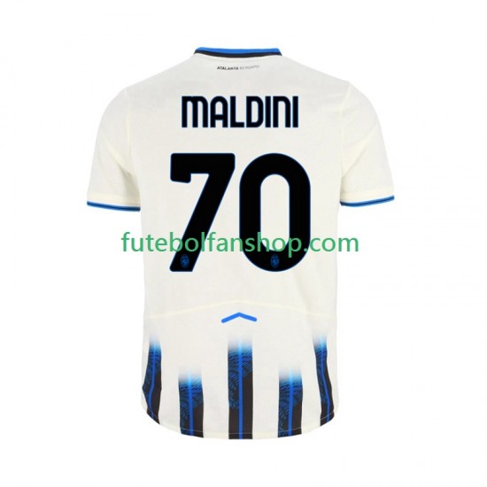 Camisola Alternativo Atalanta Daniel Maldini 70 Época 2025/2026 Manga Curta ,Homem