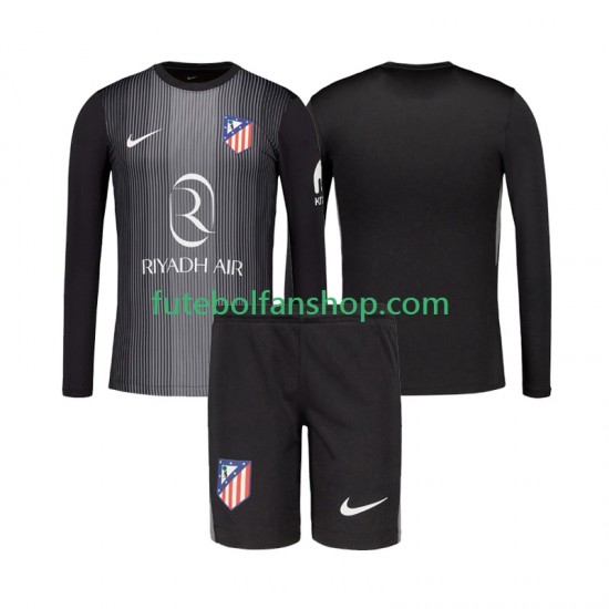 Camisola Alternativo Guarda-redes Atlético Madrid Época 2025/2026 Manga Comprida ,Criança