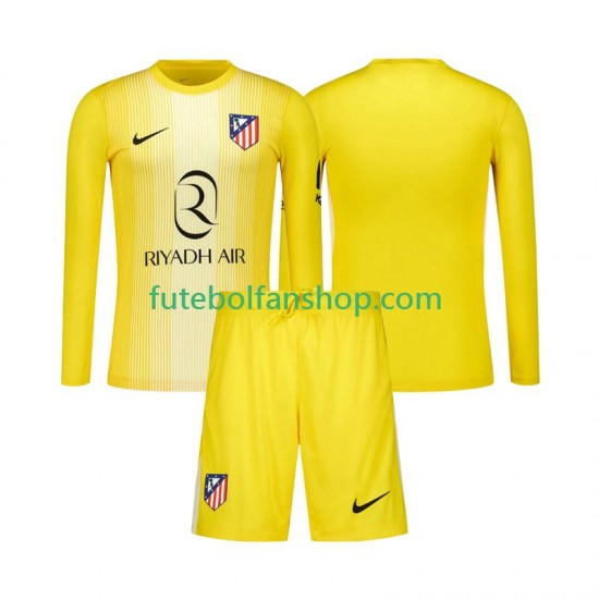 Camisola Principal Guarda-redes Atlético Madrid Época 2025/2026 Manga Comprida ,Criança