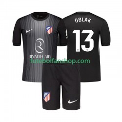 Camisola Alternativo Guarda-redes Atlético Madrid Jan Oblak 13 Época 2025/2026 Manga Curta ,Criança
