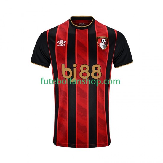 Camisola Principal BOURNEMOUTH Época 2025/2026 Manga Curta ,Homem Camisola Principal BOURNEMOUTH Época 2025/2026 Manga Curta ,Homem