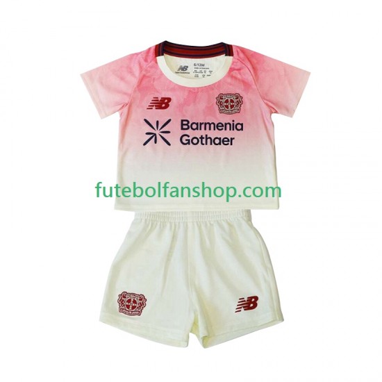 Camisola Alternativo Bayer 04 Leverkusen Época 2025/2026 Manga Curta ,Criança
