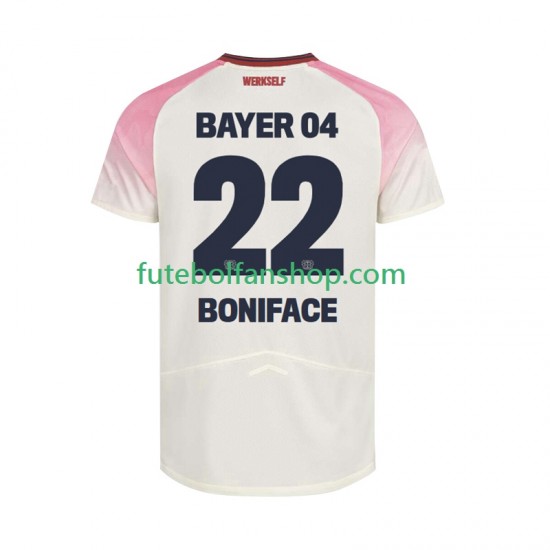 Camisola Alternativo Bayer 04 Leverkusen Victor Boniface 22 Época 2025/2026 Manga Curta ,Homem Camisola Alternativo Bayer 04 Leverkusen Victor Boniface 22 Época 2025/2026 Manga Curta ,Homem