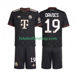 Camisola Alternativa (2ª) Bayern de Munique Alphonso Davies 19 Época 2025/2026 Manga Curta ,Criança