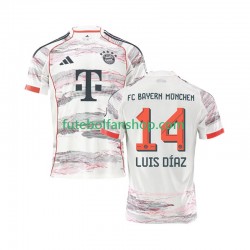 Camisola Alternativo Bayern de Munique Luis Diaz 14 Época 2025/2026 Manga Curta ,Homem