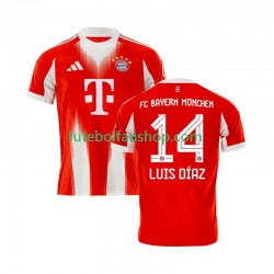 Camisola Principal Bayern de Munique Luis Diaz 14 Época 2025/2026 Manga Curta ,Homem