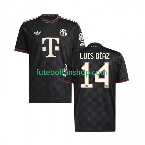 Camisola Alternativa (2ª) Bayern de Munique Luis Diaz 14 Época 2025/2026 Manga Curta ,Homem
