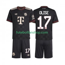 Camisola Alternativa (2ª) Bayern de Munique Michael Olise 17 Época 2025/2026 Manga Curta ,Criança