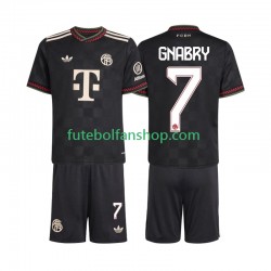 Camisola Alternativa (2ª) Bayern de Munique Serge Gnabry 7 Época 2025/2026 Manga Curta ,Criança