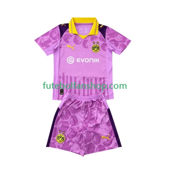 Camisola Principal Guarda-redes Borussia Dortmund FIFA CWC 2025 Manga Curta ,Criança