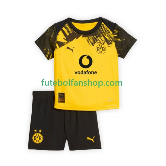 Camisola Principal Borussia Dortmund Época 2025/2026 Manga Curta ,Criança