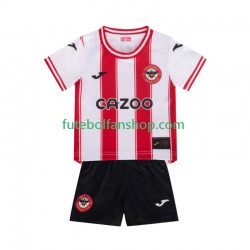 Camisola Principal Brentford Época 2025/2026 Manga Curta ,Criança
