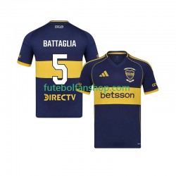 Camisola Principal CA Boca Juniors Rodrigo Battaglia 5 Época 2025/2026 Manga Curta ,Homem