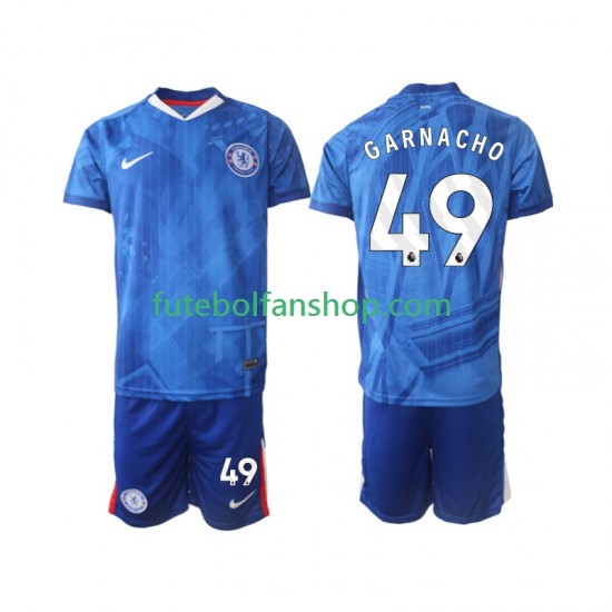 Camisola Principal Chelsea Alejandro Garnacho 49 Época 2025/2026 Manga Curta ,Criança