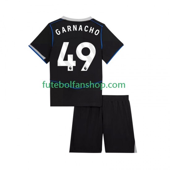Camisola Alternativa (2ª) Chelsea Alejandro Garnacho 49 Época 2025/2026 Manga Curta ,Criança