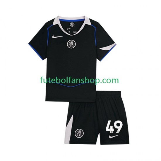 Camisola Alternativa (2ª) Chelsea Alejandro Garnacho 49 Época 2025/2026 Manga Curta ,Criança