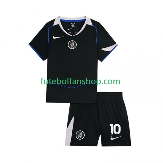 Camisola Alternativa (2ª) Chelsea Cole Palmer 10 Época 2025/2026 Manga Curta ,Criança