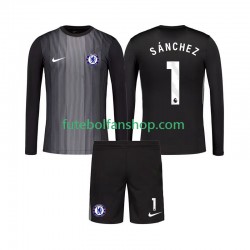 Camisola Principal Guarda-redes Chelsea Robert Sanchez 1 Época 2025/2026 Manga Comprida ,Criança