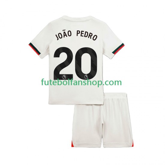 Camisola Alternativo Chelsea Joao Pedro 20 Época 2025/2026 Manga Curta ,Criança