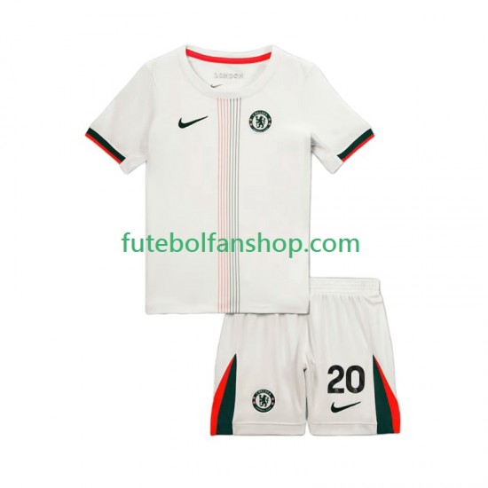 Camisola Alternativo Chelsea Joao Pedro 20 Época 2025/2026 Manga Curta ,Criança