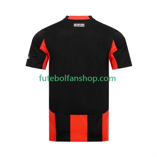Camisola Principal Eintracht Frankfurt Época 2024/2025 Manga Curta ,Homem