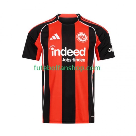 Camisola Principal Eintracht Frankfurt Época 2025/2026 Manga Curta ,Homem