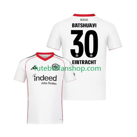 Camisola Alternativo Eintracht Frankfurt Michy Batshuayi 30 Época 2025/2026 Manga Curta ,Homem