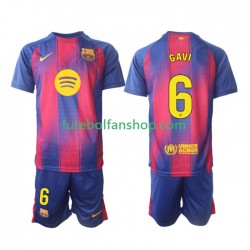 Camisola Principal FC Barcelona Gavi 6 Época 2025/2026 Manga Curta ,Criança