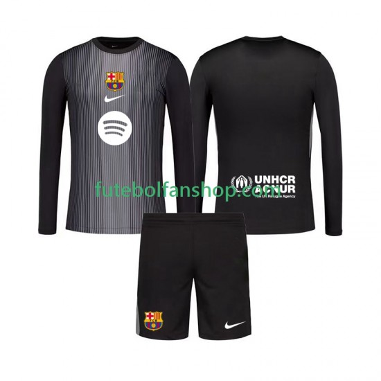 Camisola Alternativa (2ª) Guarda-redes FC Barcelona Época 2025/2026 Manga Comprida ,Criança