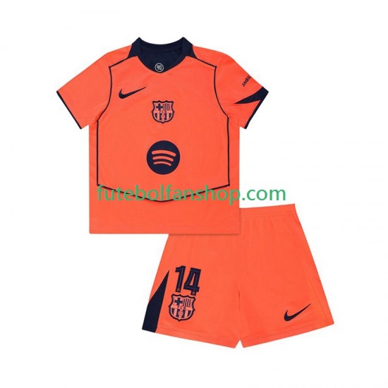 Camisola Alternativa (2ª) FC Barcelona Marcus Rashford 14 UCL Época 2025/2026 Manga Curta ,Criança