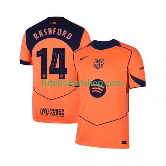 Camisola Alternativa (2ª) FC Barcelona Marcus Rashford 14 UCL Época 2025/2026 Manga Curta ,Homem