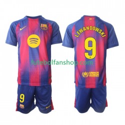 Camisola Principal FC Barcelona Robert Lewandowski 9 Época 2025/2026 Manga Curta ,Criança