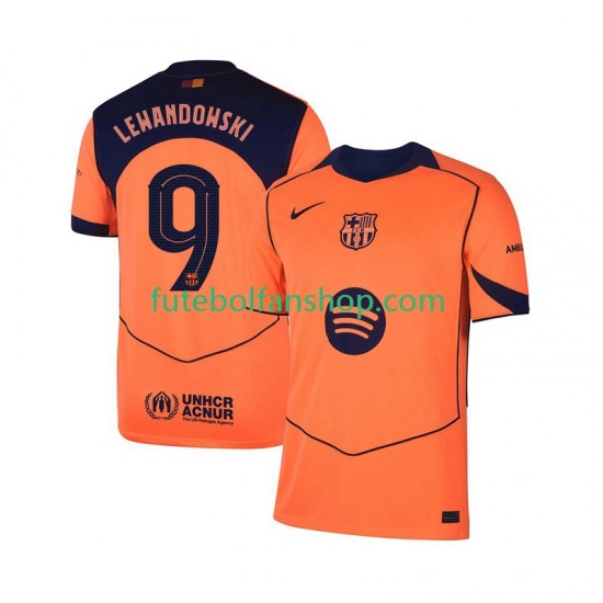 Camisola Alternativa (2ª) FC Barcelona Robert Lewandowski 9 UCL Época 2025/2026 Manga Curta ,Homem Camisola Alternativa (2ª) FC Barcelona Robert Lewandowski 9 UCL Época 2025/2026 Manga Curta ,Homem