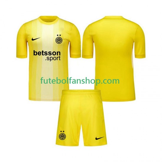 Camisola Alternativo Guarda-redes Inter de Milão Época 2025/2026 Manga Curta ,Criança