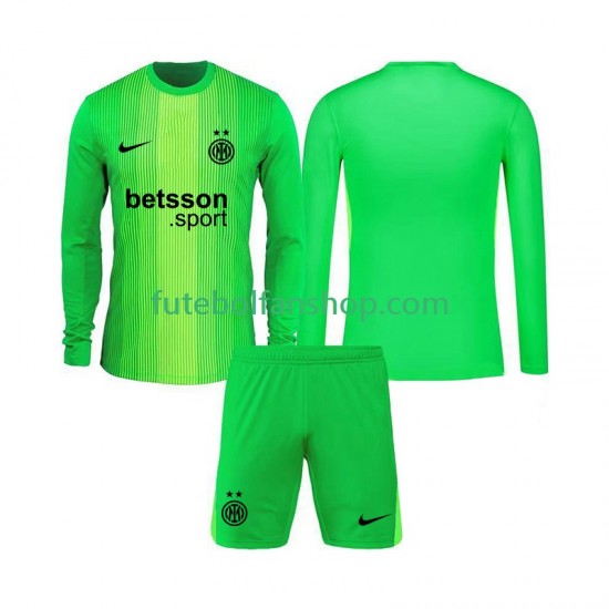 Camisola Alternativa (2ª) Guarda-redes Inter de Milão Época 2025/2026 Manga Comprida ,Criança