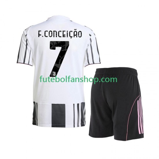 Camisola Principal Juventus Francisco Conceicao 7 Época 2025/2026 Manga Curta ,Criança
