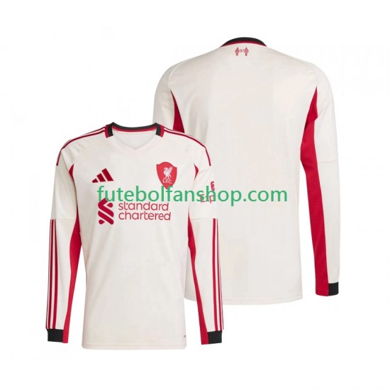 Camisola Alternativo Liverpool Época 2025/2026 Manga Comprida ,Homem