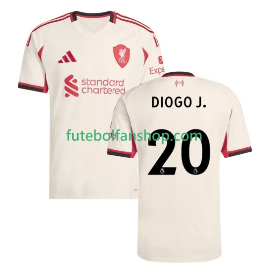 Camisola Alternativo Liverpool Diogo Jota 20 Época 2025/2026 Manga Curta ,Homem
