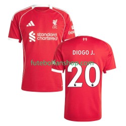 Camisola Principal Liverpool Diogo Jota 20 Época 2025/2026 Manga Curta ,Homem