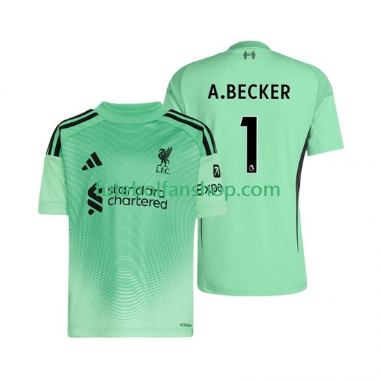 Camisola Principal Guarda-redes Liverpool Alisson Becker 1 Época 2025/2026 Manga Curta ,Homem Camisola Principal Guarda-redes Liverpool Alisson Becker 1 Época 2025/2026 Manga Curta ,Homem