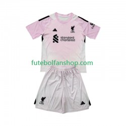 Camisola Alternativa (2ª) Guarda-redes Liverpool Época 2025/2026 Manga Curta ,Criança