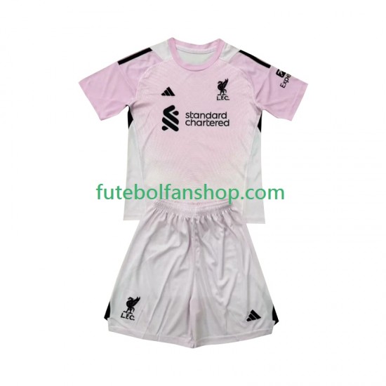 Camisola Alternativa (2ª) Guarda-redes Liverpool Época 2025/2026 Manga Curta ,Criança