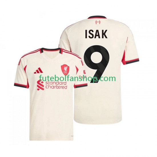 Camisola Alternativo Liverpool ISAK 9 Época 2025/2026 Manga Curta ,Homem