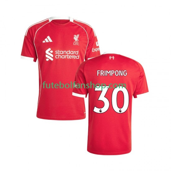 Camisola Principal Liverpool Jeremie Frimpong 30 Época 2025/2026 Manga Curta ,Homem