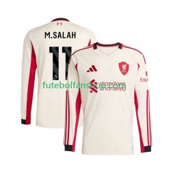 Camisola Alternativo Liverpool Mohamed Salah 11 Época 2025/2026 Manga Comprida ,Homem