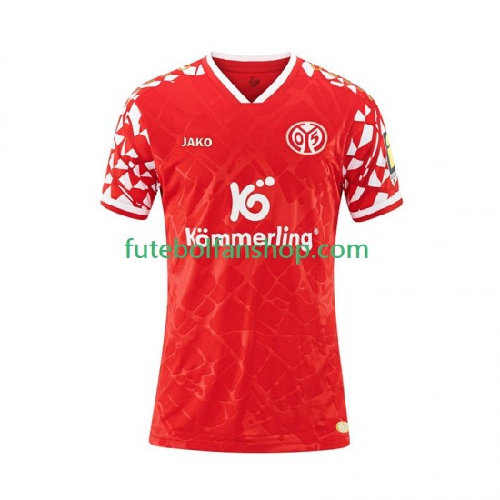 Camisola Principal Mainz 05 Época 2025/2026 Manga Curta ,Homem Camisola Principal Mainz 05 Época 2025/2026 Manga Curta ,Homem