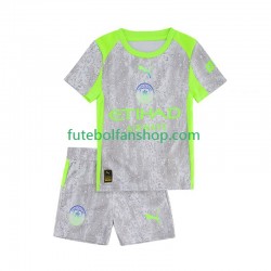 Camisola Alternativa (2ª) Manchester City Época 2025/2026 Manga Curta ,Criança