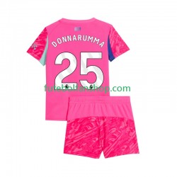 Camisola Alternativo Guarda-redes Manchester City Gianluigi Donnarumma 25 Época 2025/2026 Manga Curta ,Criança