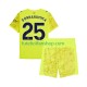 Camisola Alternativa (2ª) Guarda-redes Manchester City Gianluigi Donnarumma 25 Época 2025/2026 Manga Curta ,Criança
