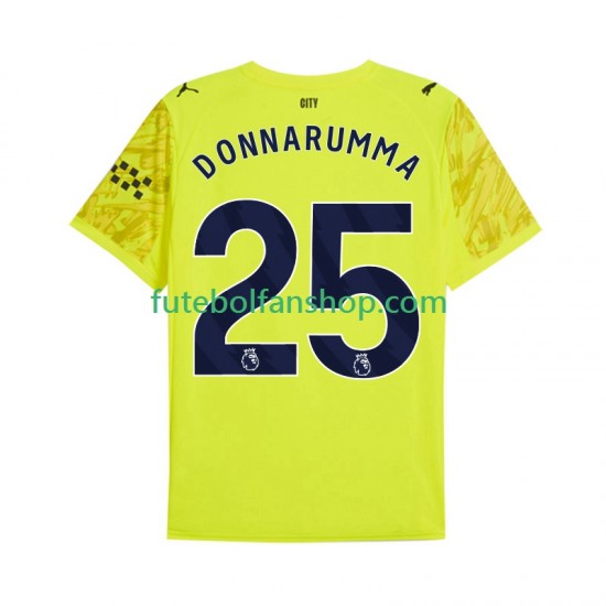 Camisola Alternativa (2ª) Guarda-redes Manchester City Gianluigi Donnarumma 25 Época 2025/2026 Manga Curta ,Homem